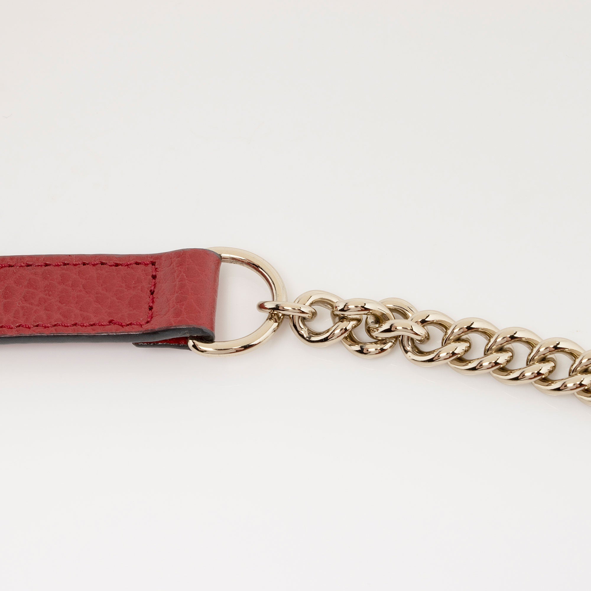 Gucci Grained Calfskin Interlocking G Chain Wallet (SHF-SJaalH)