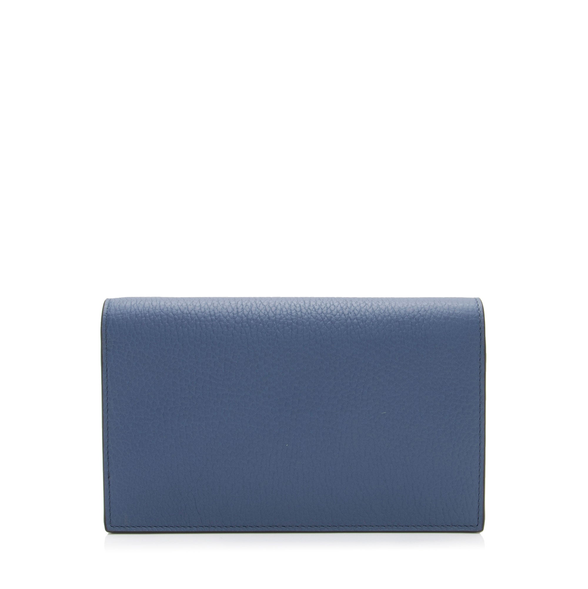 Gucci Grained Calfskin Interlocking G Chain Wallet (SHF-o6QJ2U)