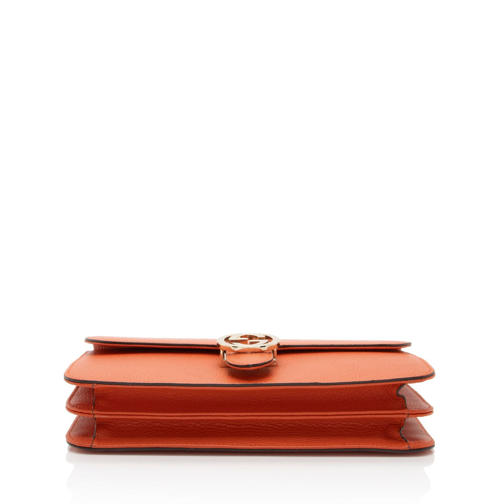 Gucci Leather Interlocking G Medium Shoulder Bag (SHF-CvvGnm)