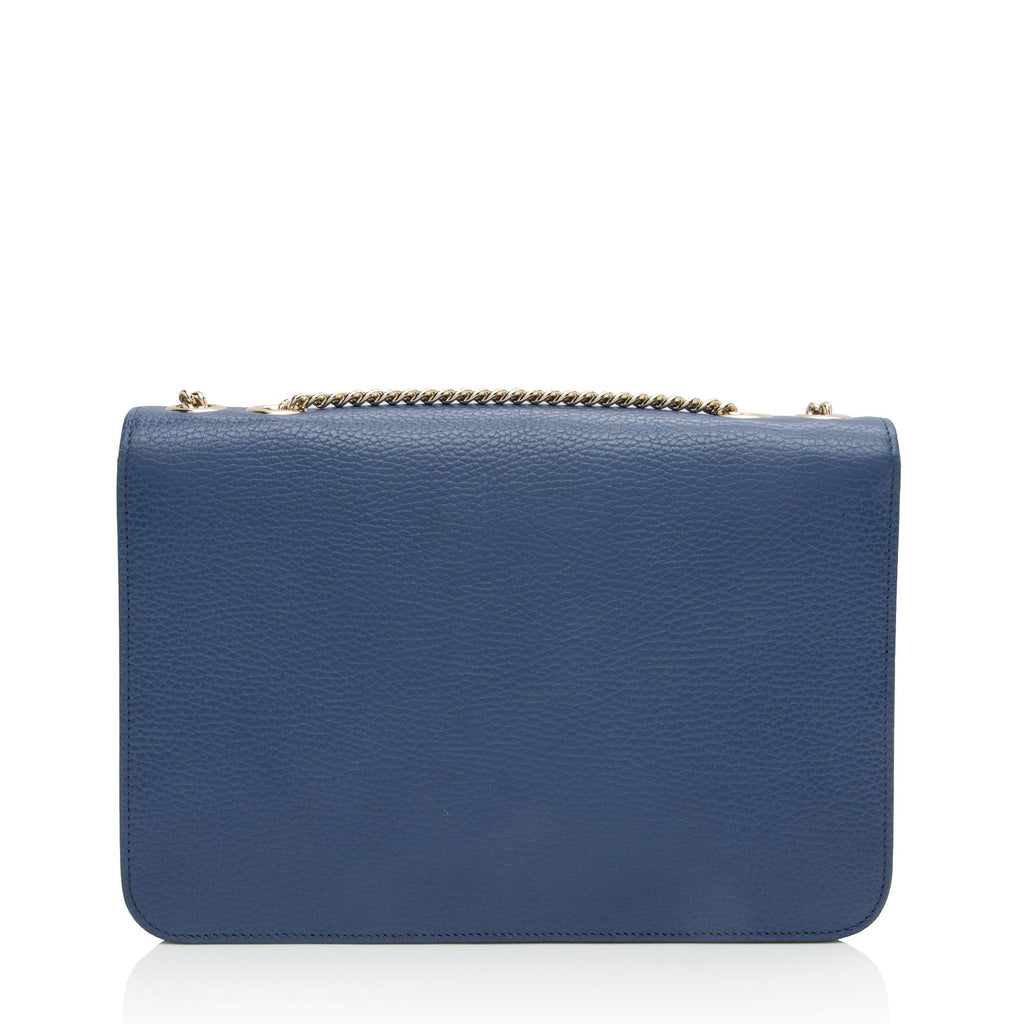 Gucci Leather Interlocking G Medium Shoulder Bag (SHF-zDeXwf)