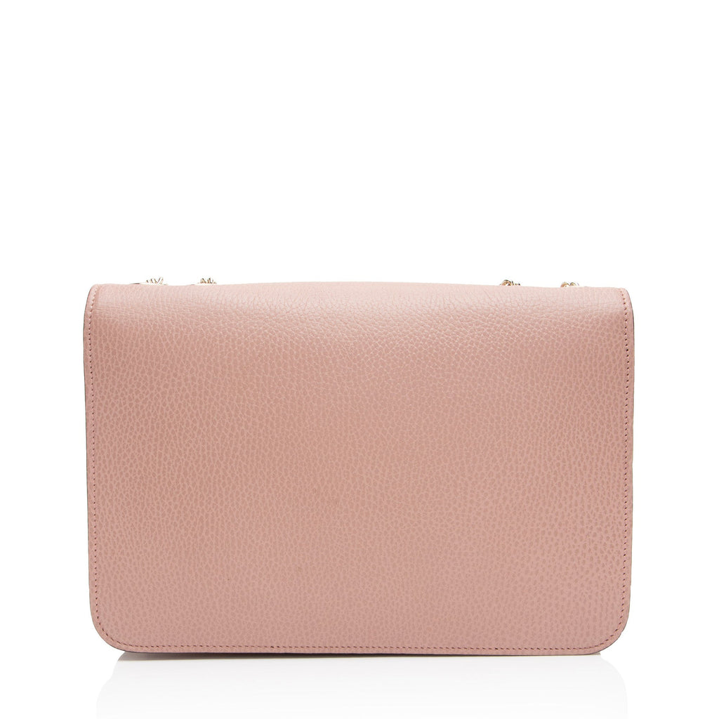 Gucci Grained Calfskin Interlocking G Medium Shoulder Bag