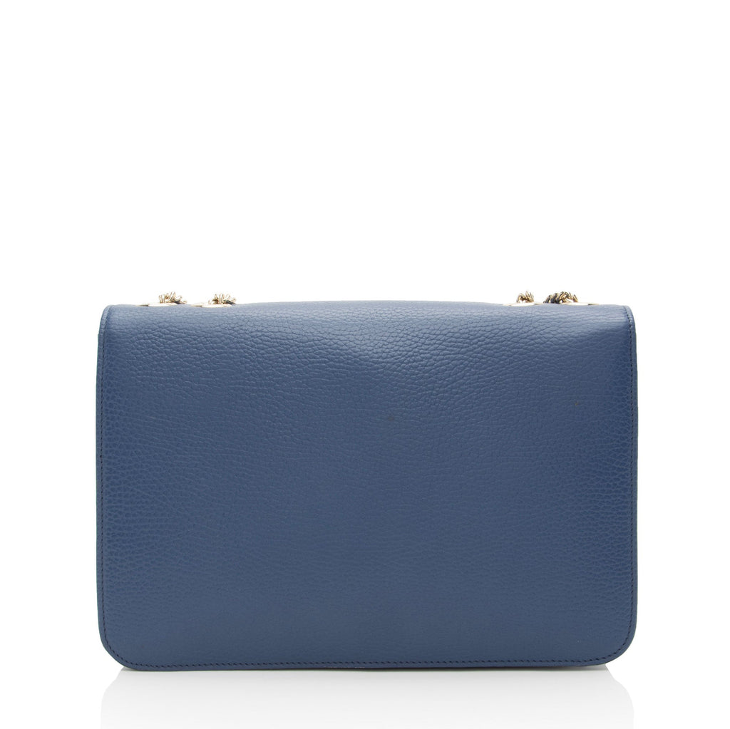 Gucci Grained Calfskin Interlocking G Medium Shoulder Bag