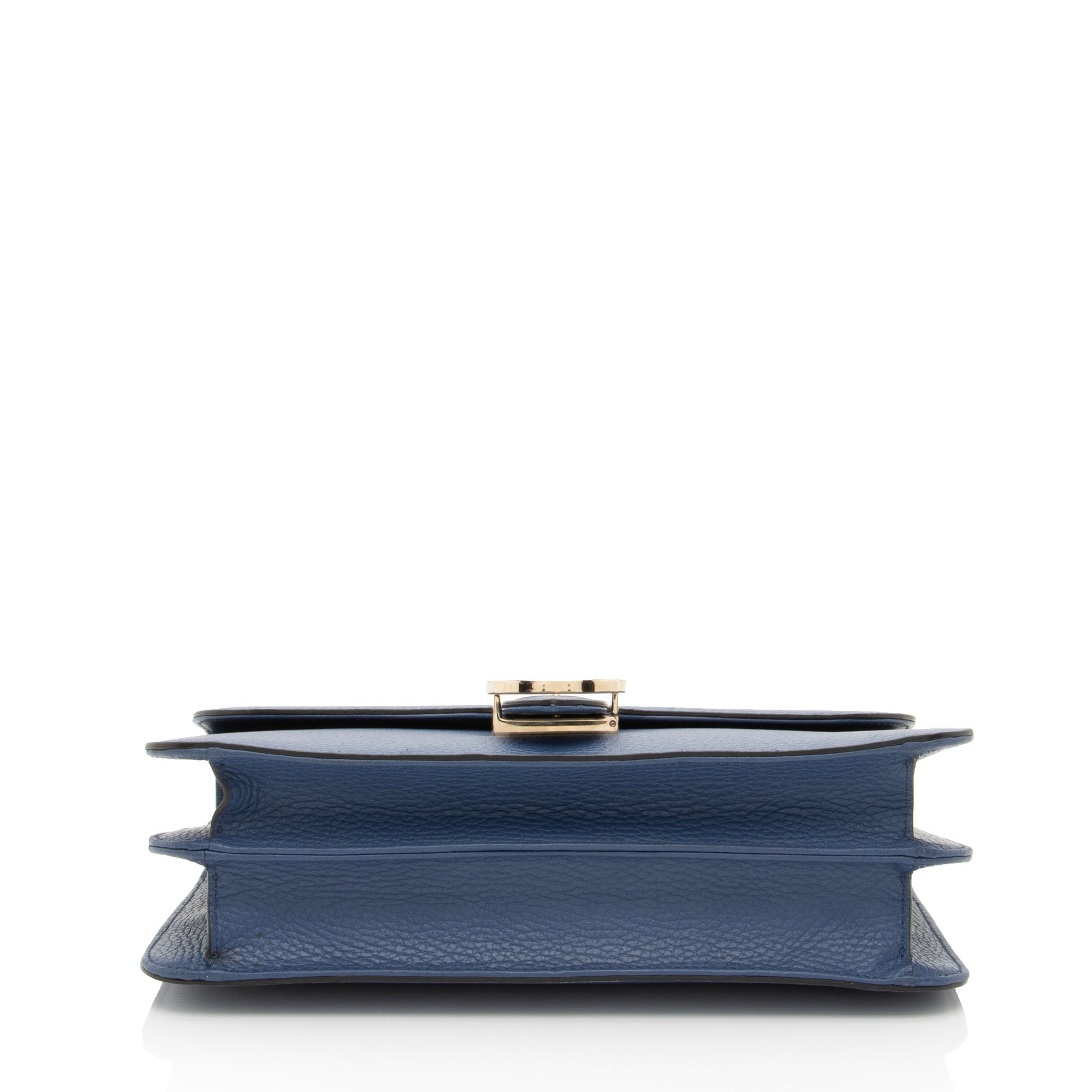 Gucci Grained Calfskin Interlocking G Medium Shoulder Bag