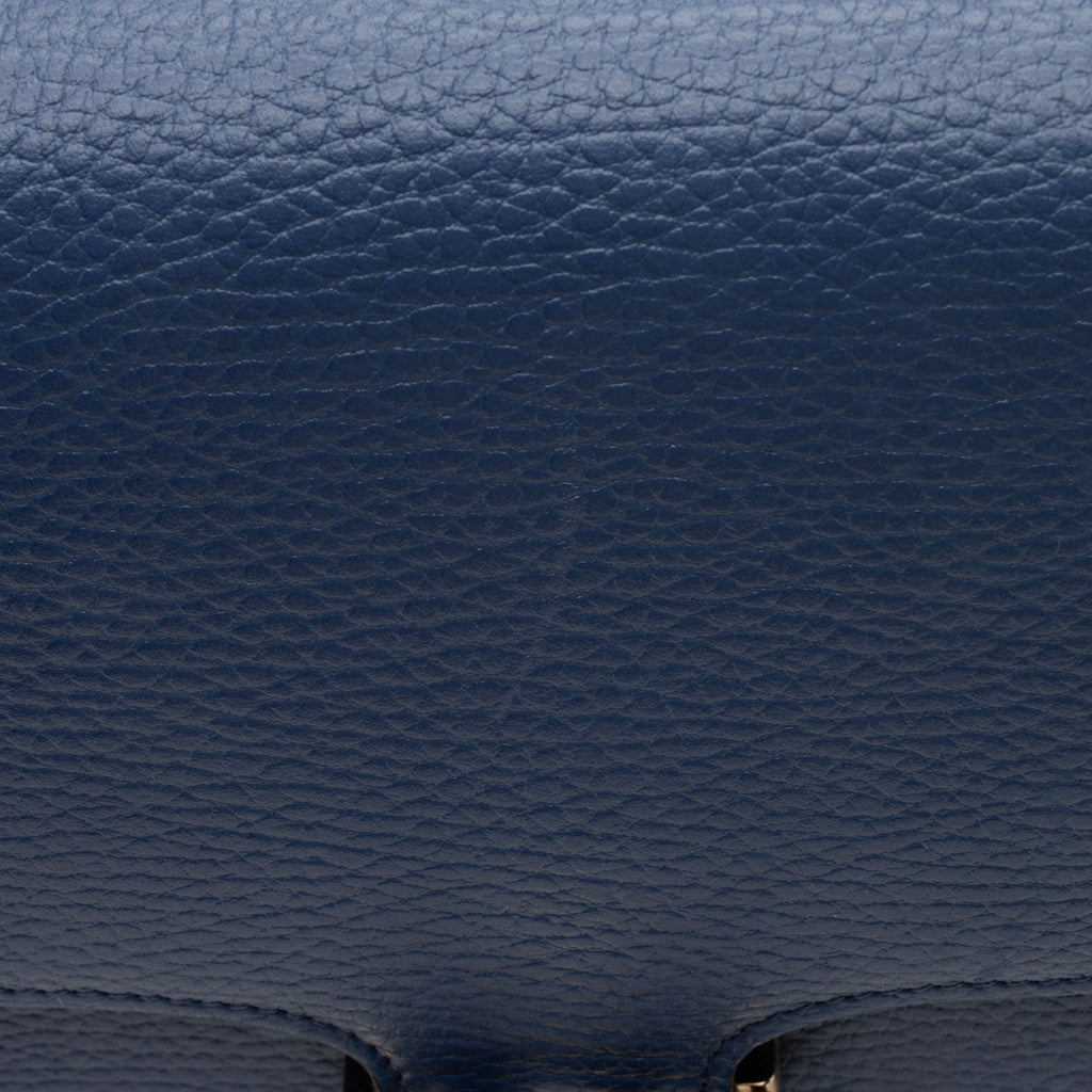 Gucci Grained Calfskin Interlocking G Medium Shoulder Bag