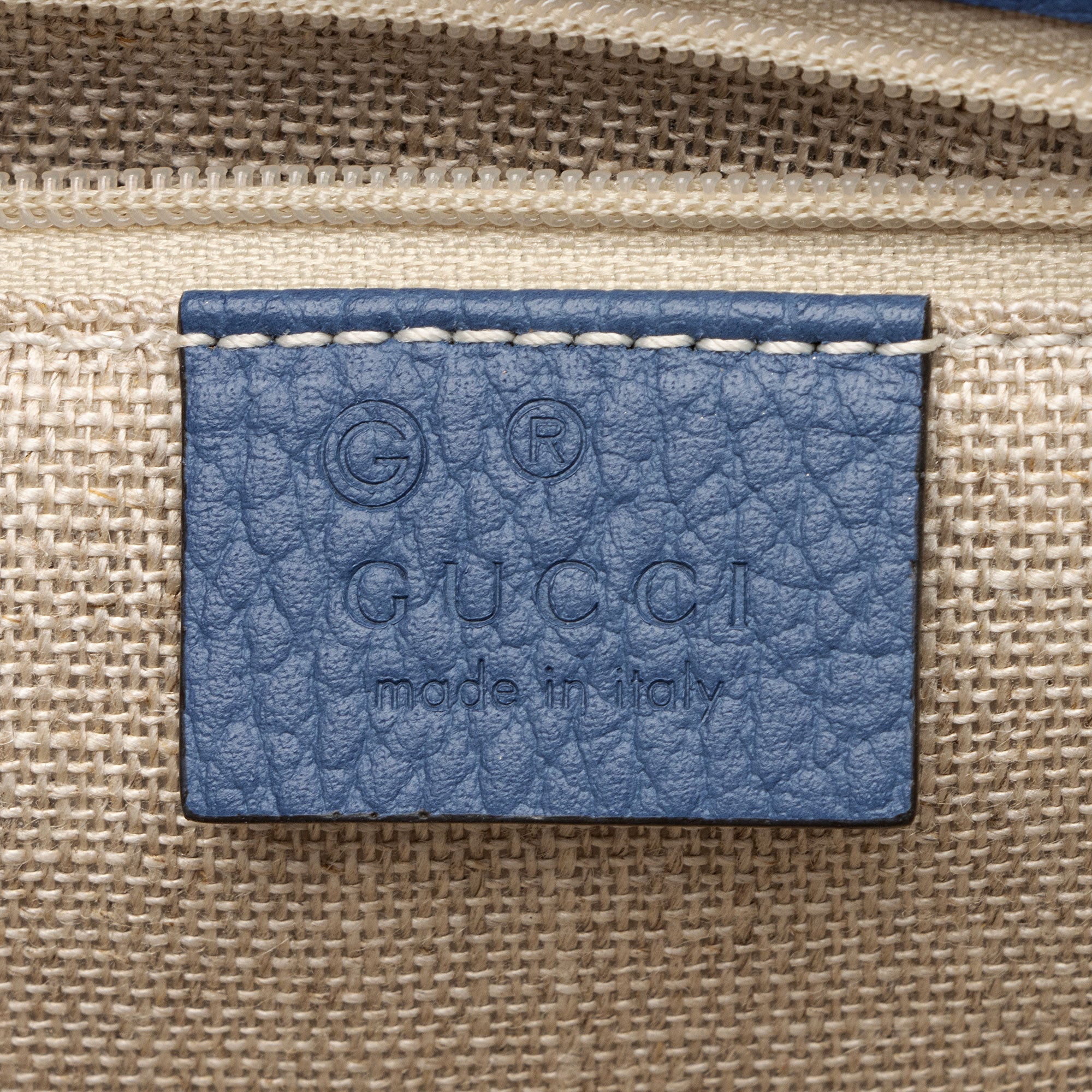 Gucci Grained Calfskin Interlocking G Medium Shoulder Bag