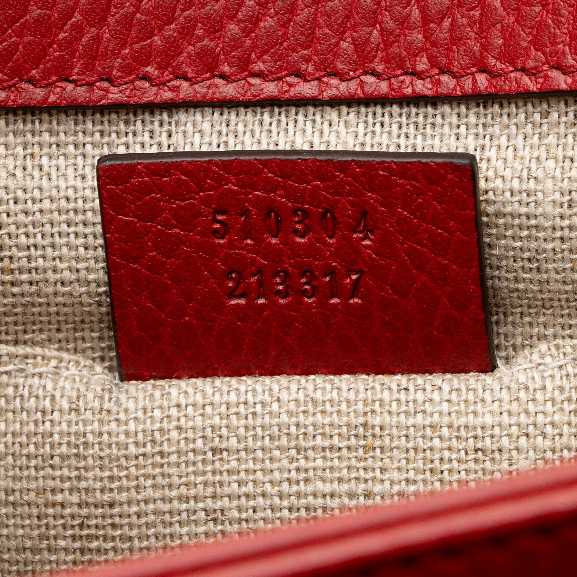 Gucci Grained Calfskin Interlocking G Small Shoulder Bag (SHF-0utu9Q)