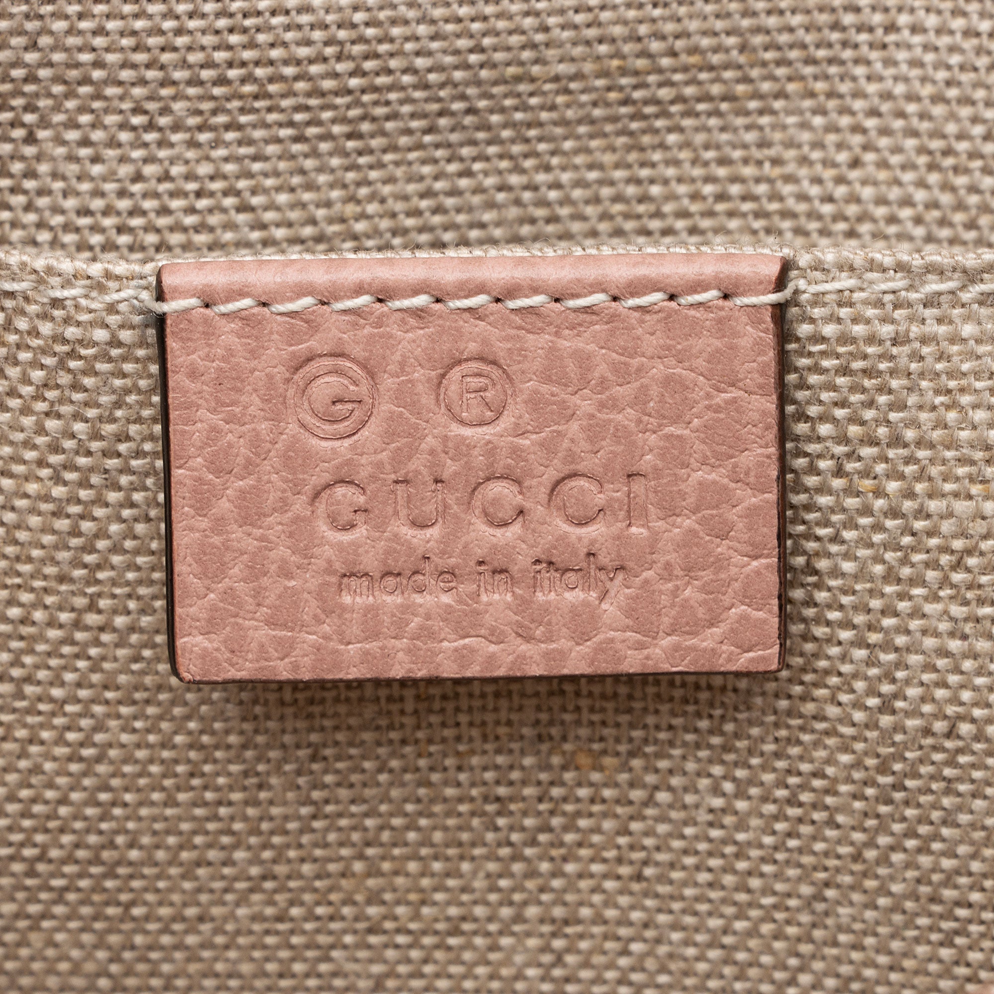 Gucci Grained Calfskin Interlocking G Small Shoulder Bag (SHF-BPuIFX)