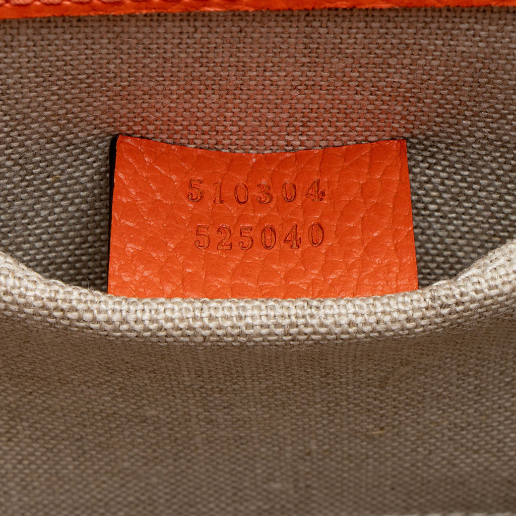 Gucci Grained Calfskin Interlocking G Small Shoulder Bag