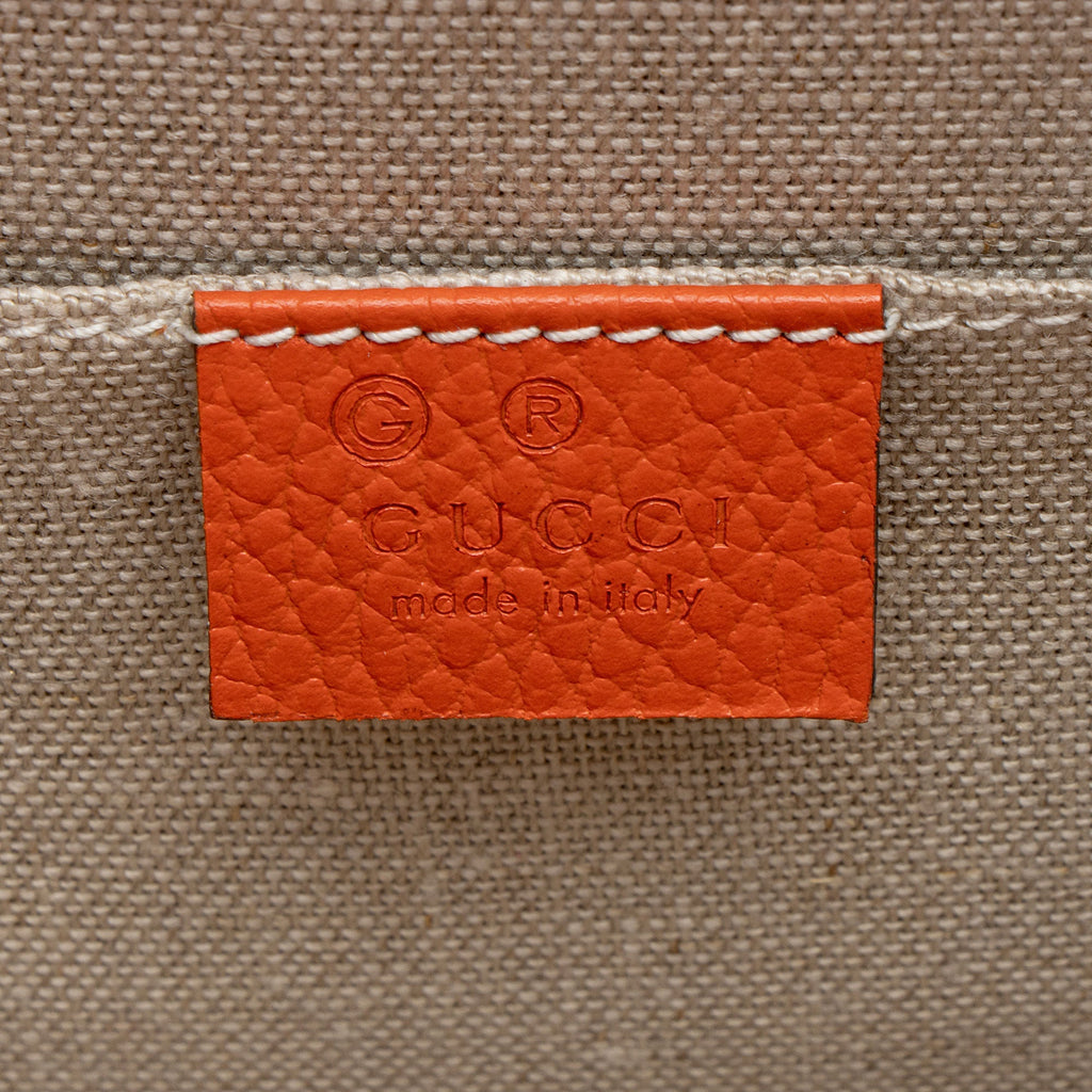 Gucci Grained Calfskin Interlocking G Small Shoulder Bag