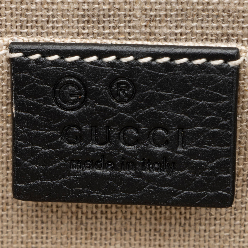 Gucci Grained Calfskin Interlocking G Small Shoulder Bag