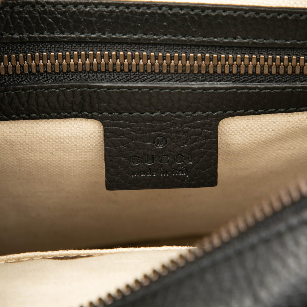 Gucci Grained Calfskin Logo Crossbody