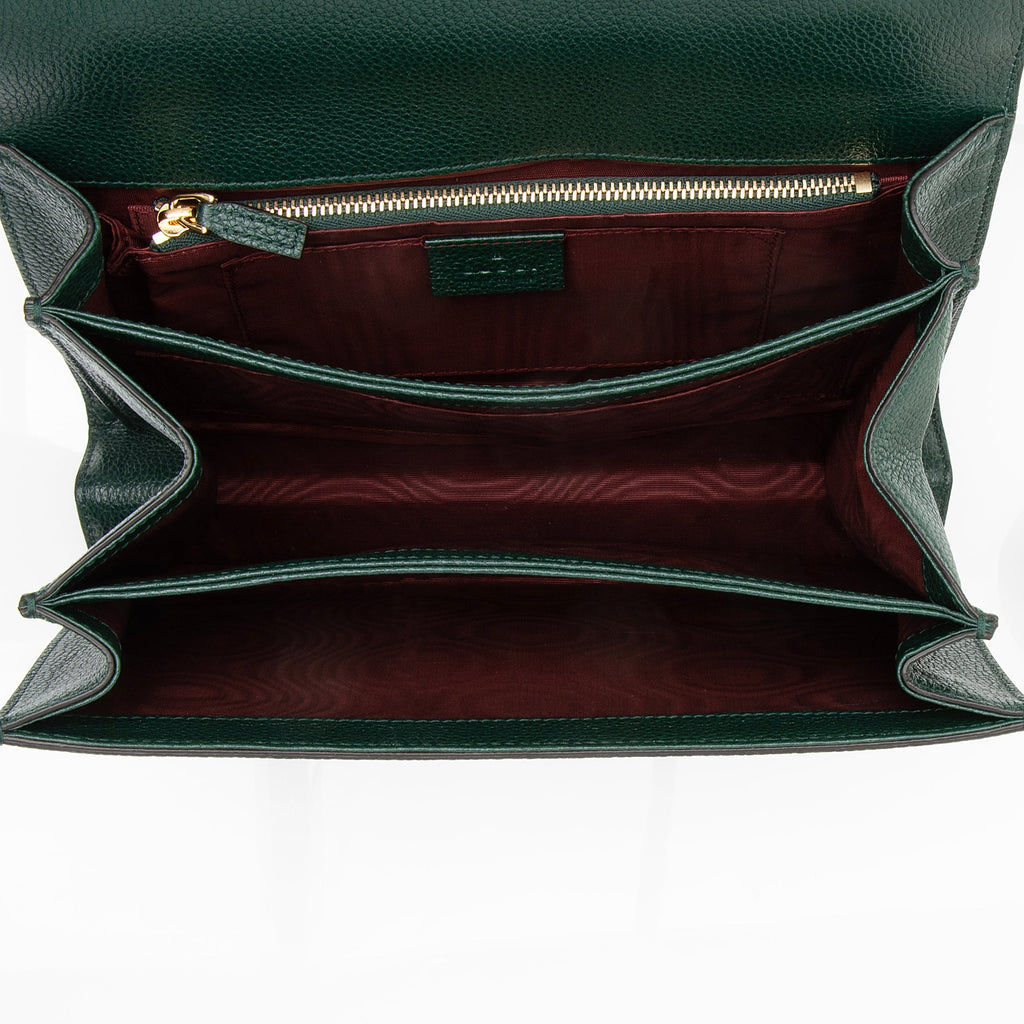 Gucci Grained Calfskin Zumi Small Crossbody Bag (SHF-23619)