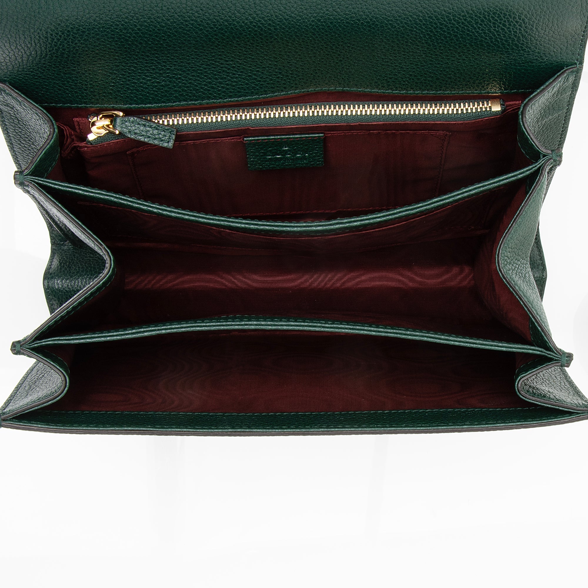 Gucci Grained Calfskin Zumi Small Crossbody Bag (SHF-23619)