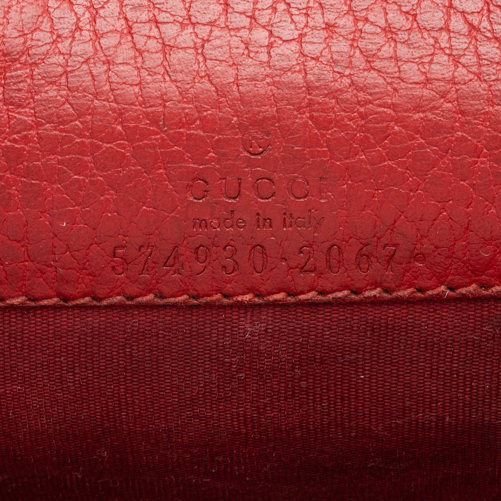 Gucci Grained Leather Dionysus Card Case Chain Bag (SHF-l9jmCE)