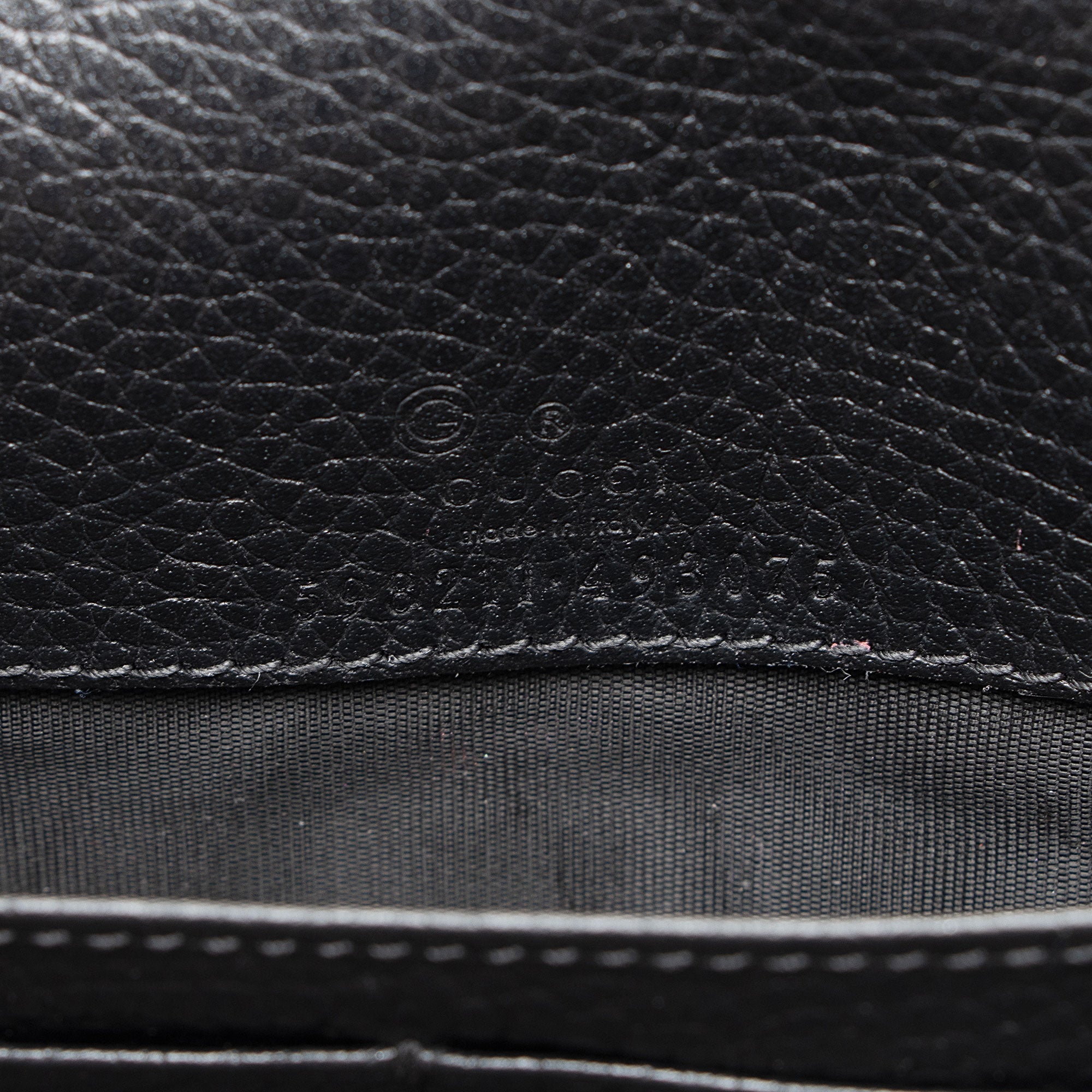 Gucci Grained Leather Soho Wallet on Chain Bag (SHF-y4vS3S)