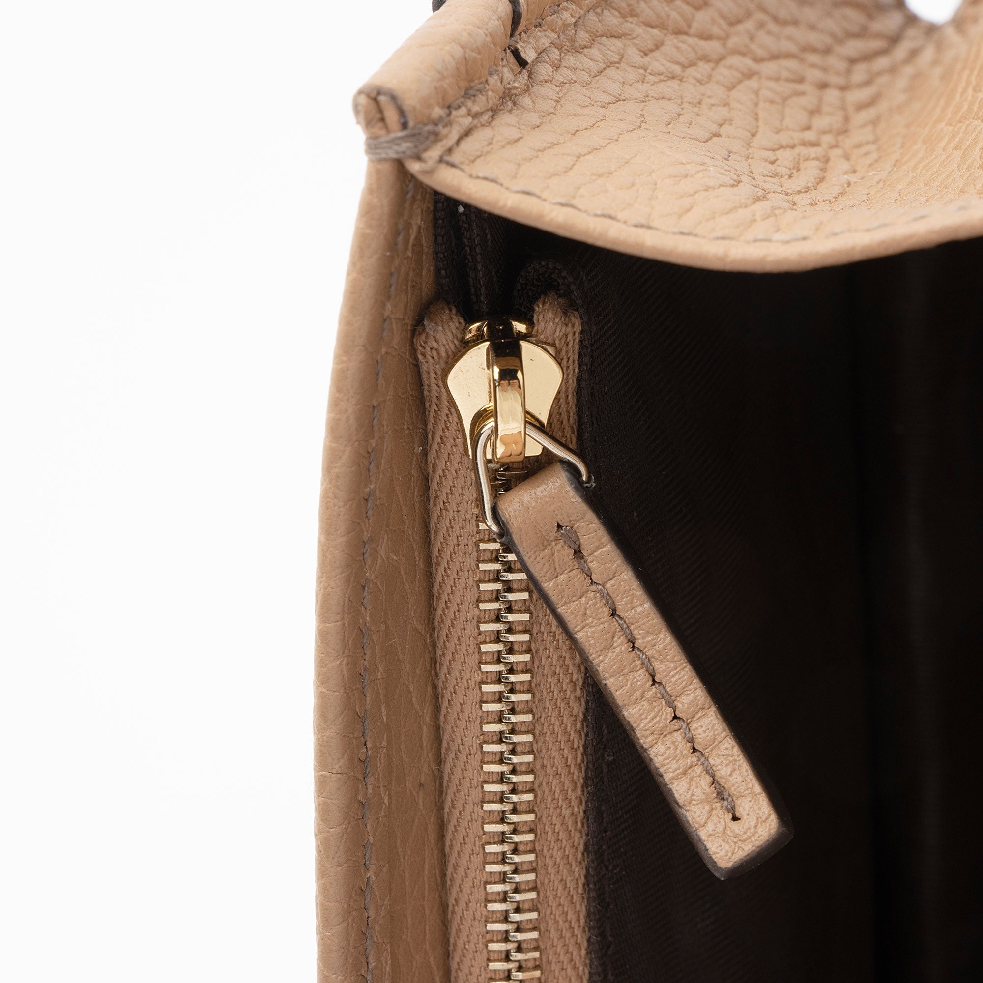 Gucci Grained Leather Soho Wallet on Chain Bag (SHF-I42ZOK)