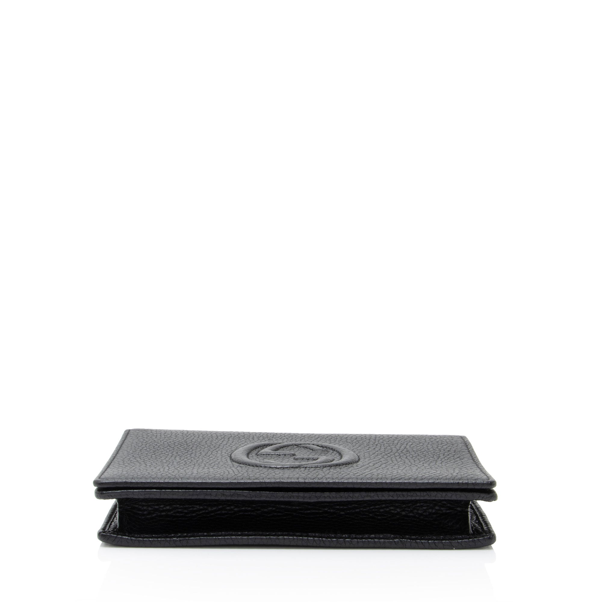 Gucci Grained Leather Soho Wallet on Chain