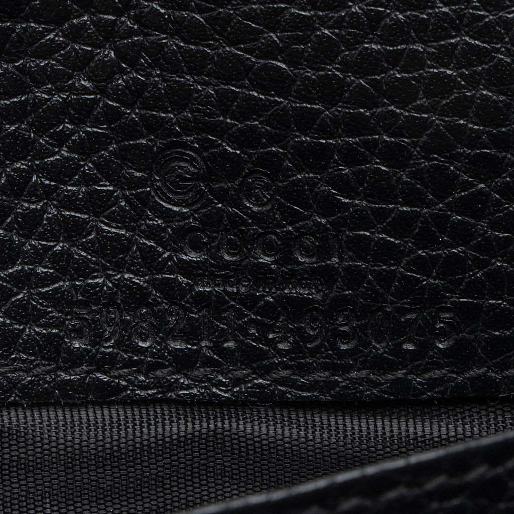 Gucci Grained Leather Soho Wallet on Chain