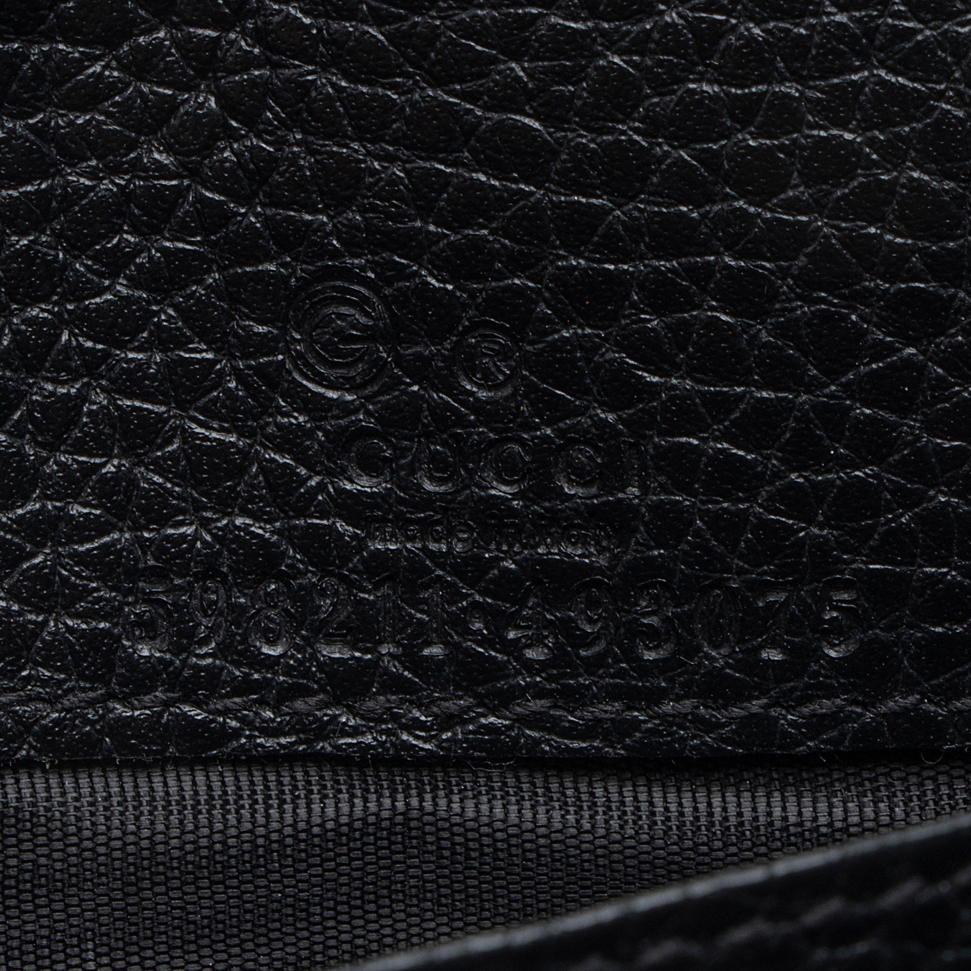 Gucci Grained Leather Soho Wallet on Chain