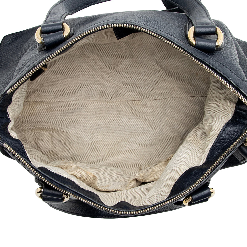 Gucci Grained Leather Soho Working Tote (SHF-22388)