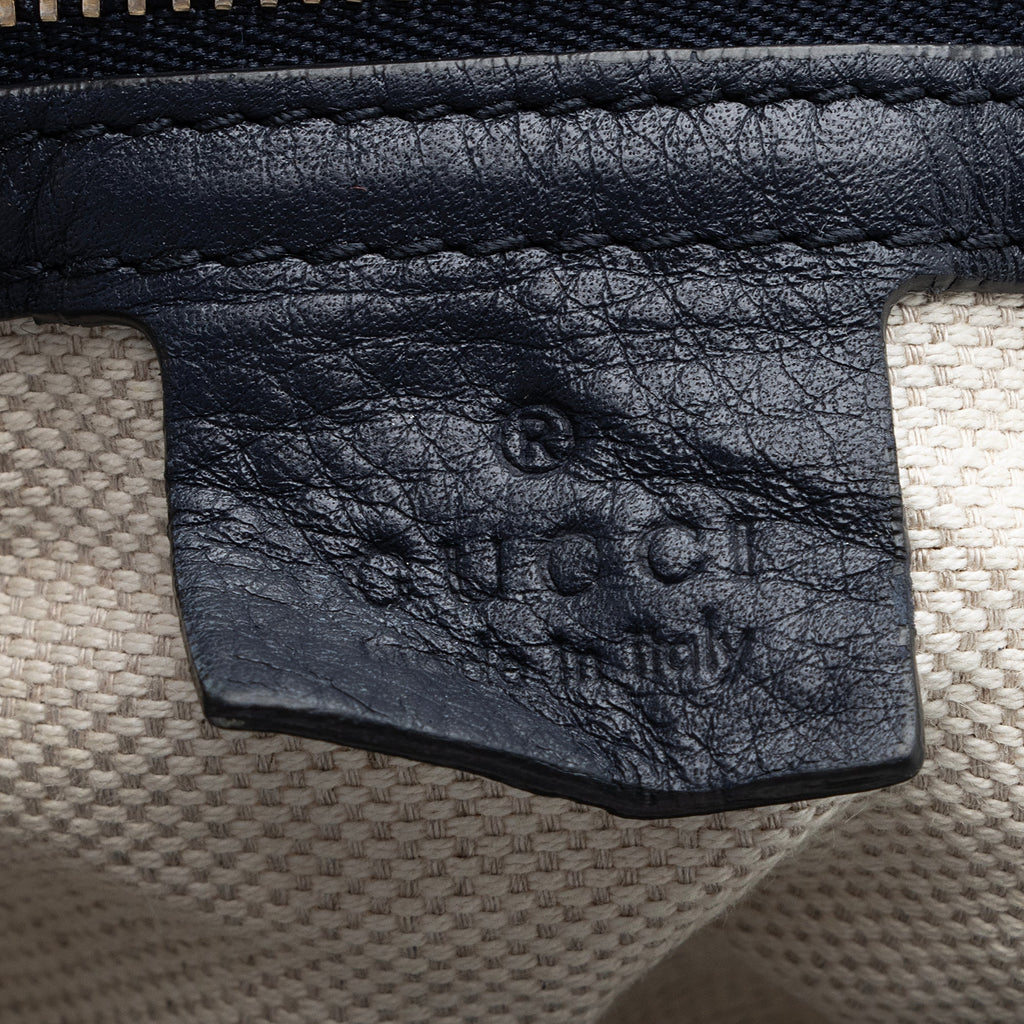 Gucci Grained Leather Soho Working Tote (SHF-22388)