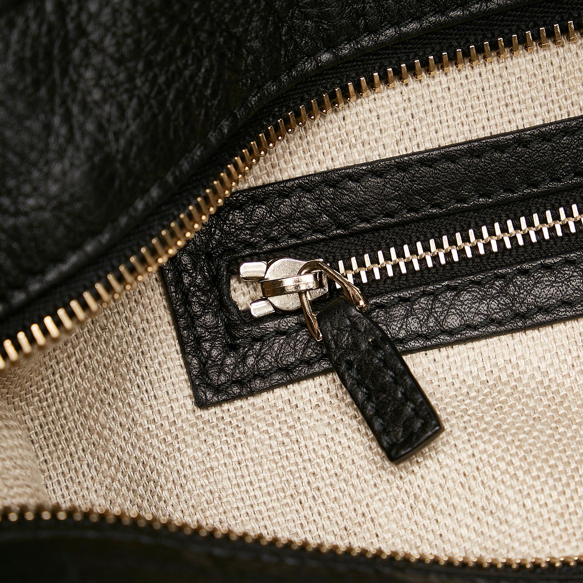 Gucci Greenwich Leather Shoulder Bag (SHG-31409)