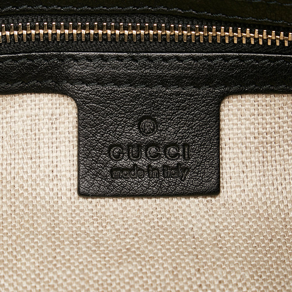 Gucci Greenwich Leather Shoulder Bag (SHG-31409)