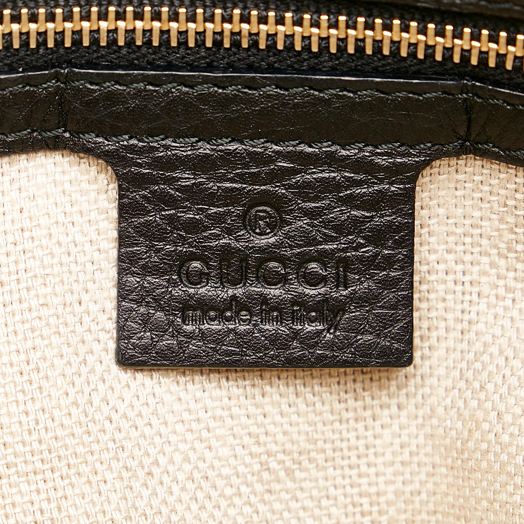 Gucci Greenwich Leather Shoulder Bag (SHG-35268)