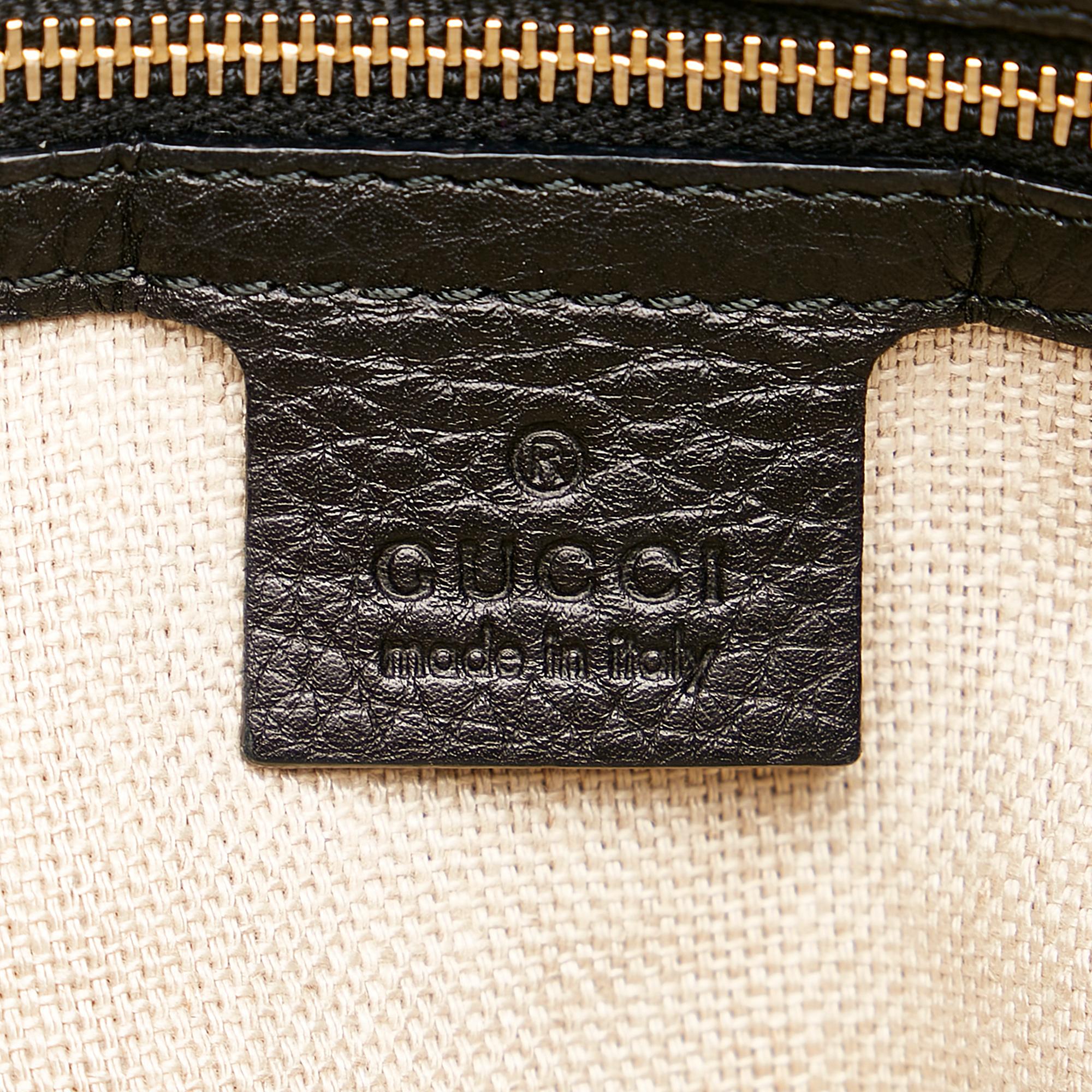Gucci Greenwich Leather Shoulder Bag (SHG-35268)