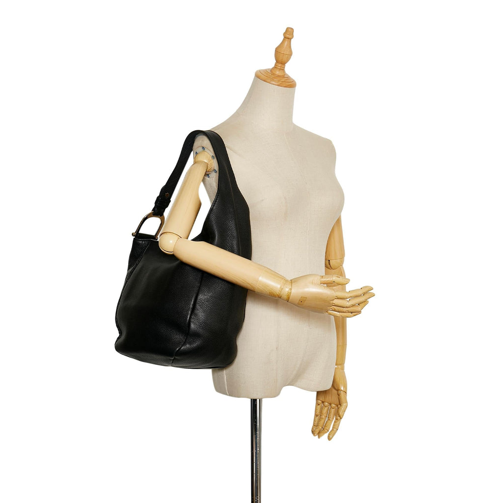 Gucci Greenwich Leather Shoulder Bag (SHG-35268)