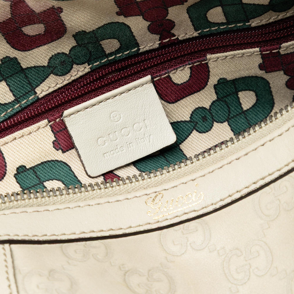 Gucci Guccissima Abbey D Ring Boston Bag
