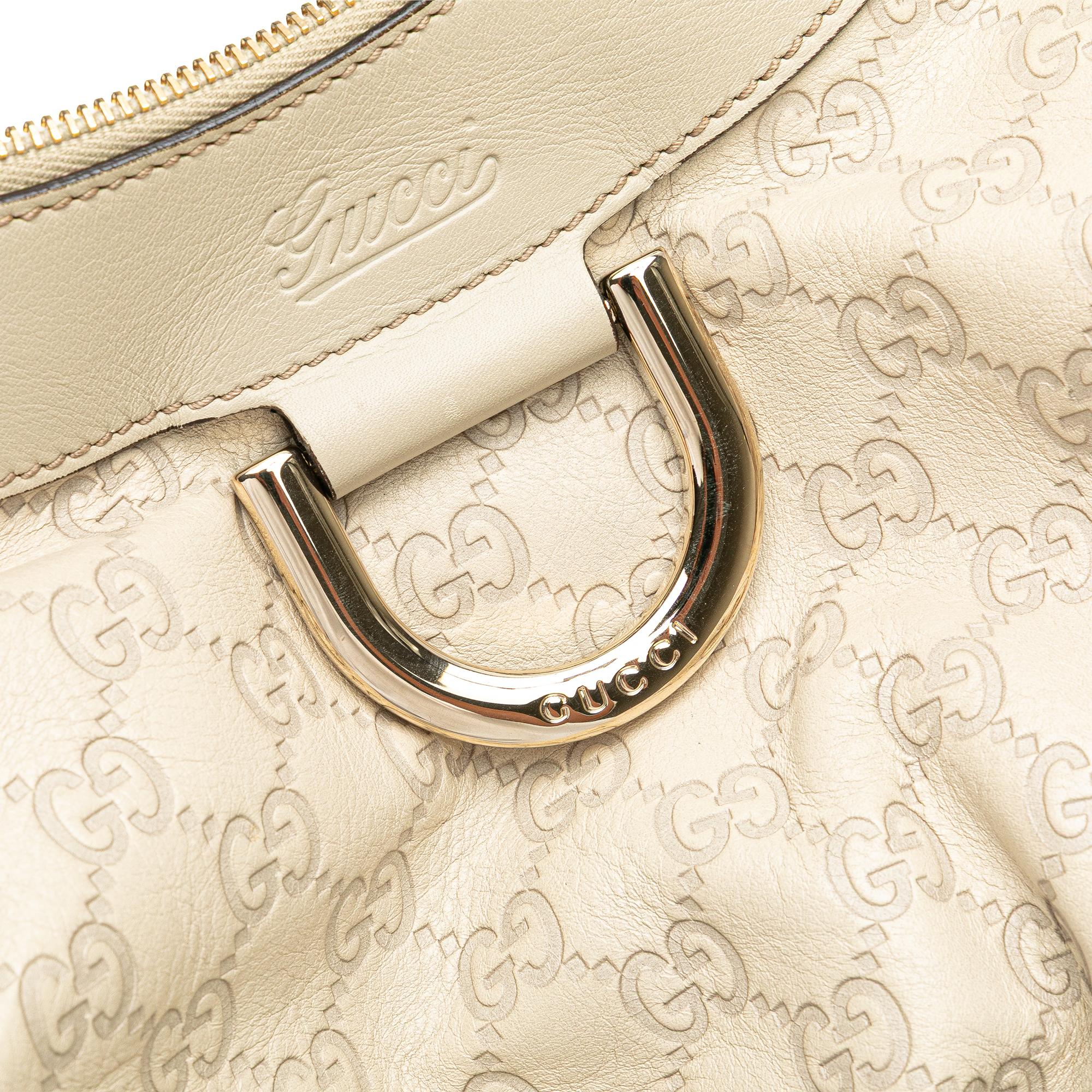 Gucci Guccissima Abbey D Ring Handbag