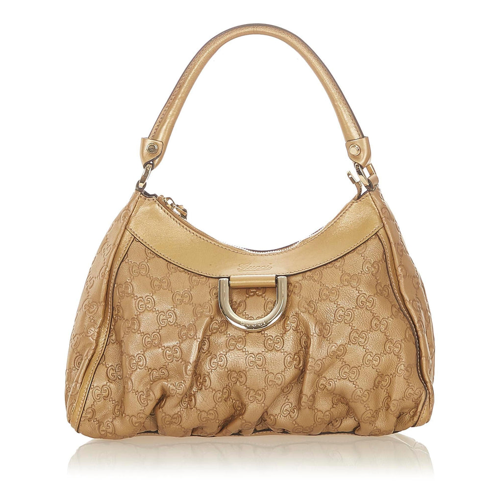 Gucci Guccissima Abbey D-Ring Shoulder Bag (SHG-31659)