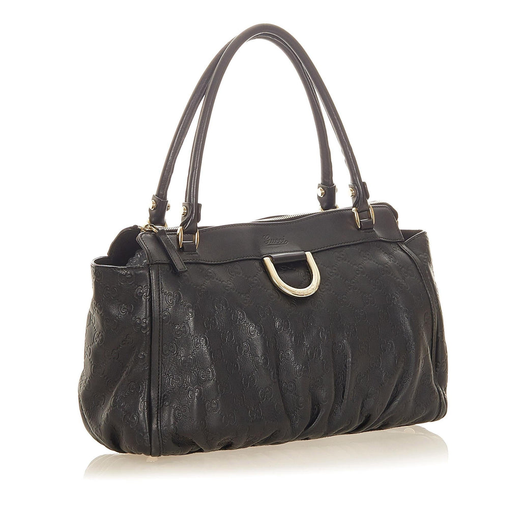 Gucci Guccissima Abbey D-Ring Shoulder Bag (SHG-31680)