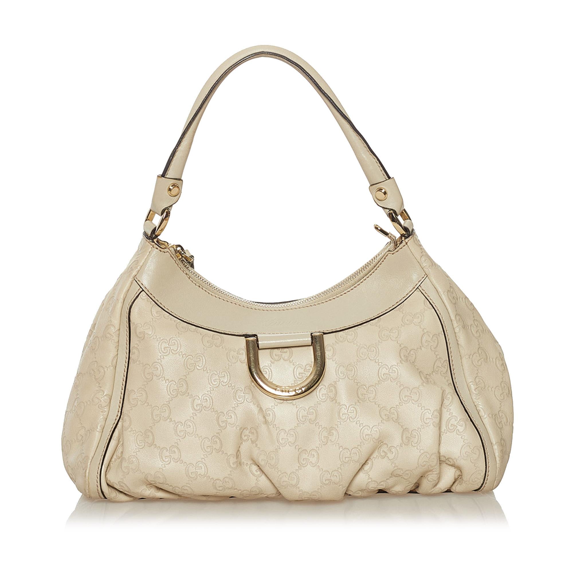 Gucci Guccissima Abbey D-Ring Shoulder Bag (SHG-34908)