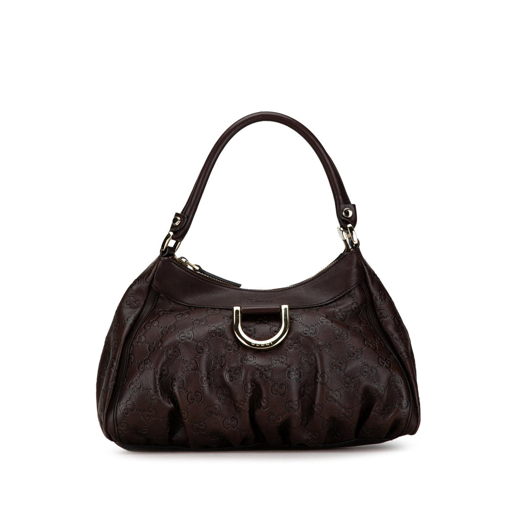 Gucci Guccissima Abbey D-Ring Shoulder Bag (SHG-2XYgSP)