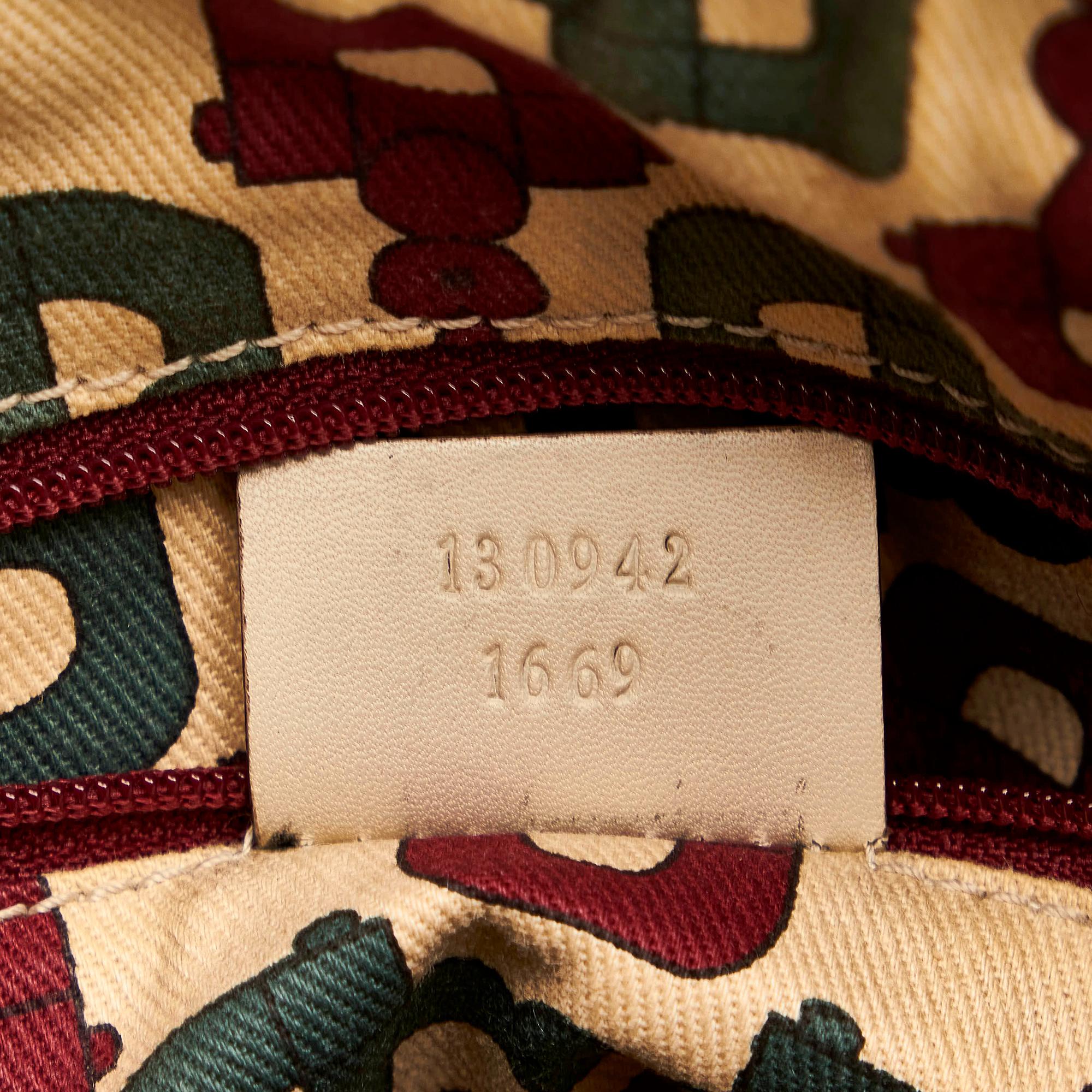 Gucci Guccissima Abbey Leather Boston Bag (SHG-33090)