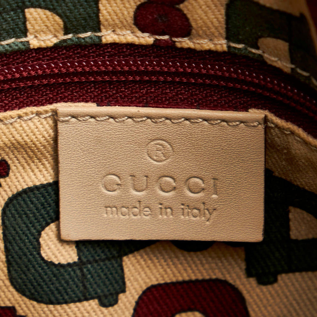 Gucci Guccissima Abbey Leather Boston Bag (SHG-37222)