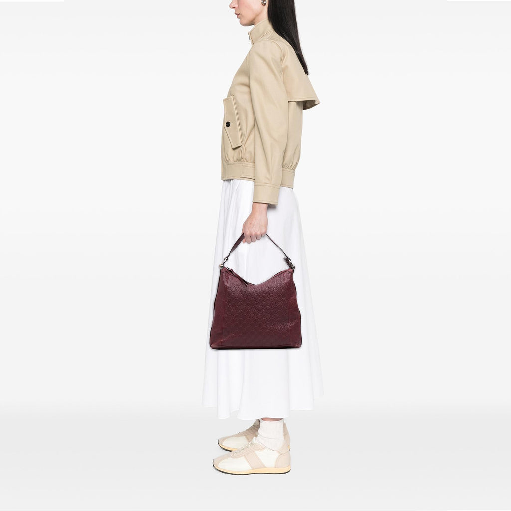 Gucci Guccissima Bamboo D Ring Hobo