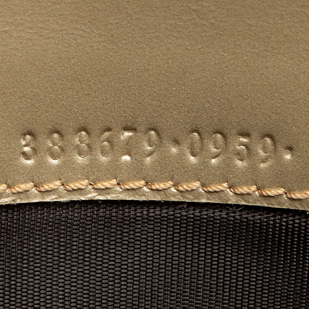 Gucci Guccissima Leather Bow Signature Continental Wallet