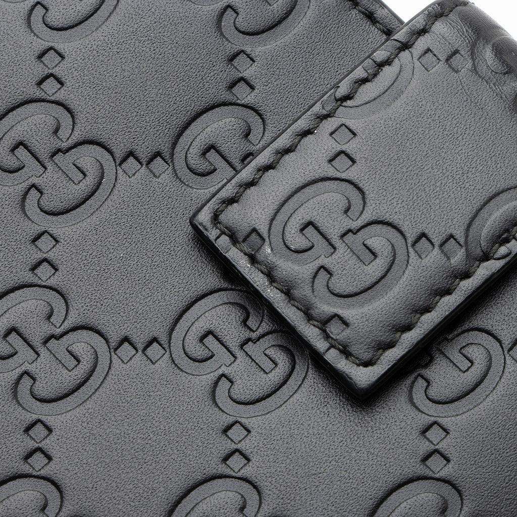 Gucci Guccissima Bow Signature FrLBch Wallet