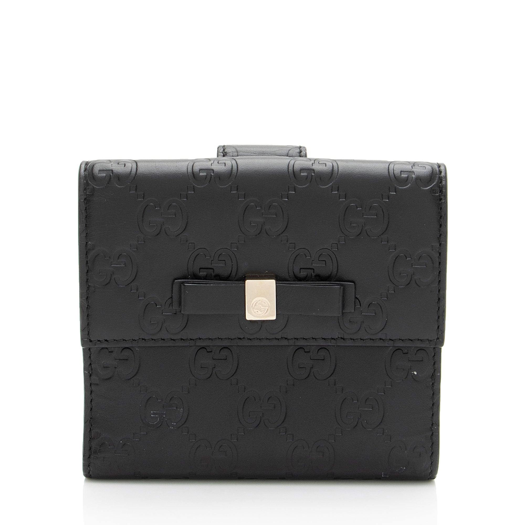 Gucci Guccissima Bow Signature FrLBch Wallet