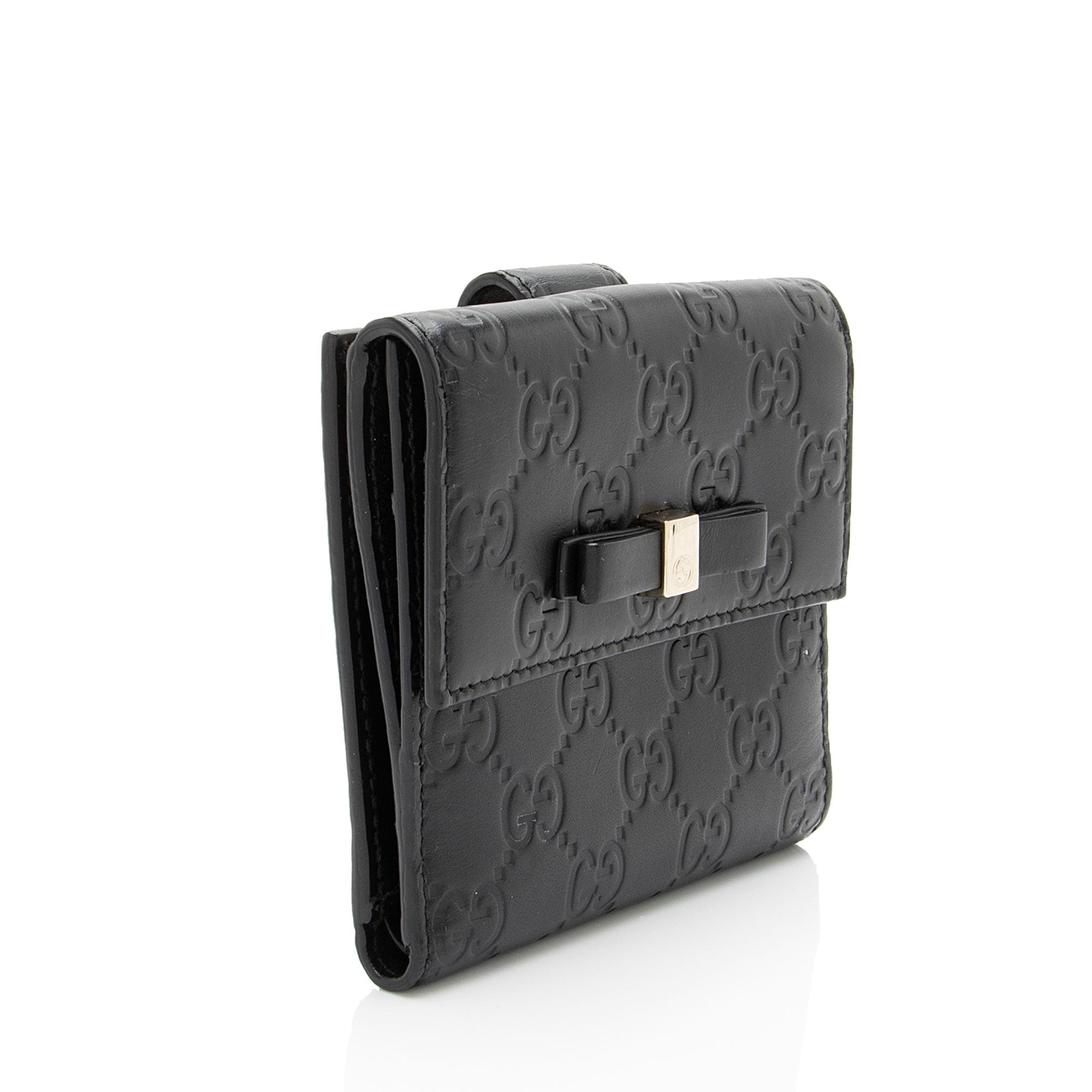 Gucci Guccissima Bow Signature FrLBch Wallet