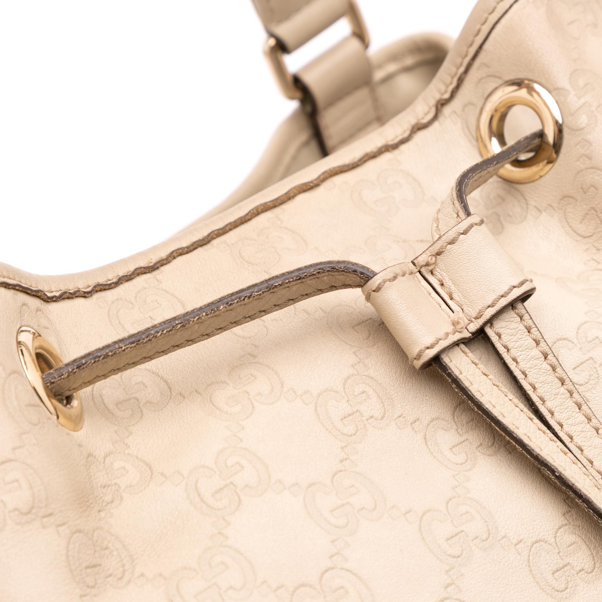 Gucci Guccissima Braided Peggy Tote