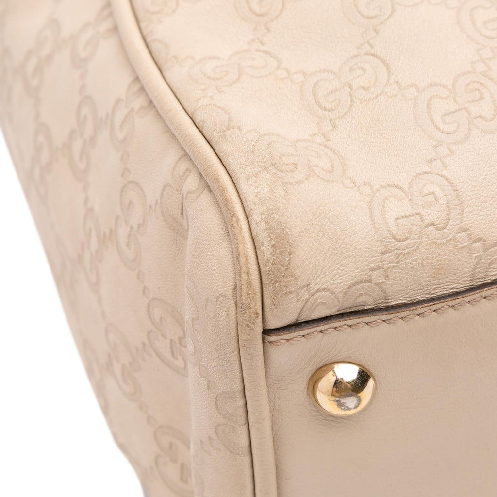 Gucci Guccissima Braided Peggy Tote