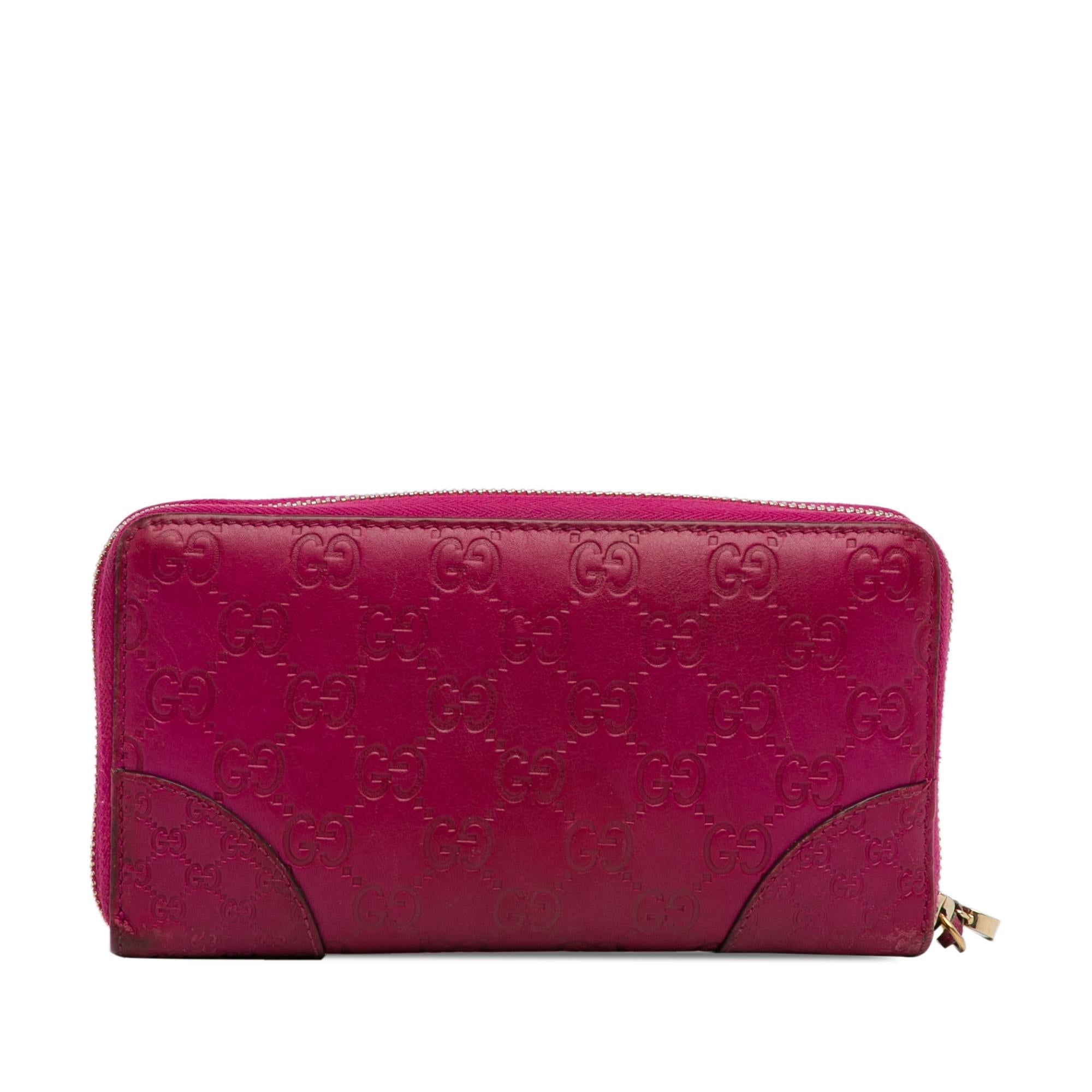 Gucci Guccissima Bree Zip Around Long Wallet (SHG-3NpvV4)