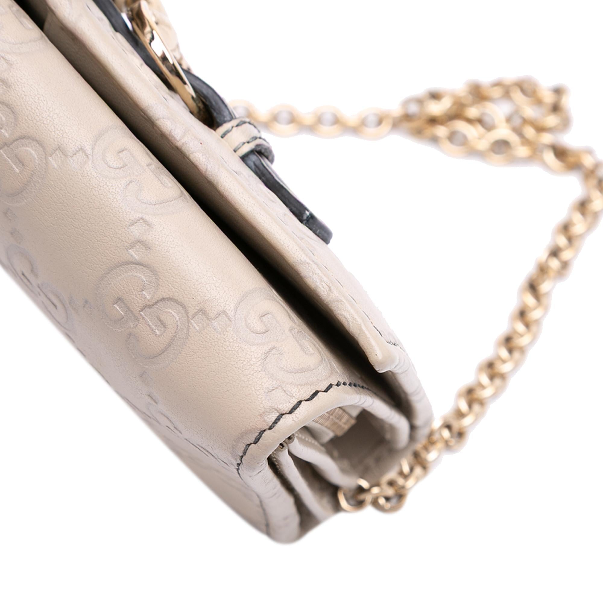 Gucci Guccissima Emily Wallet On Chain