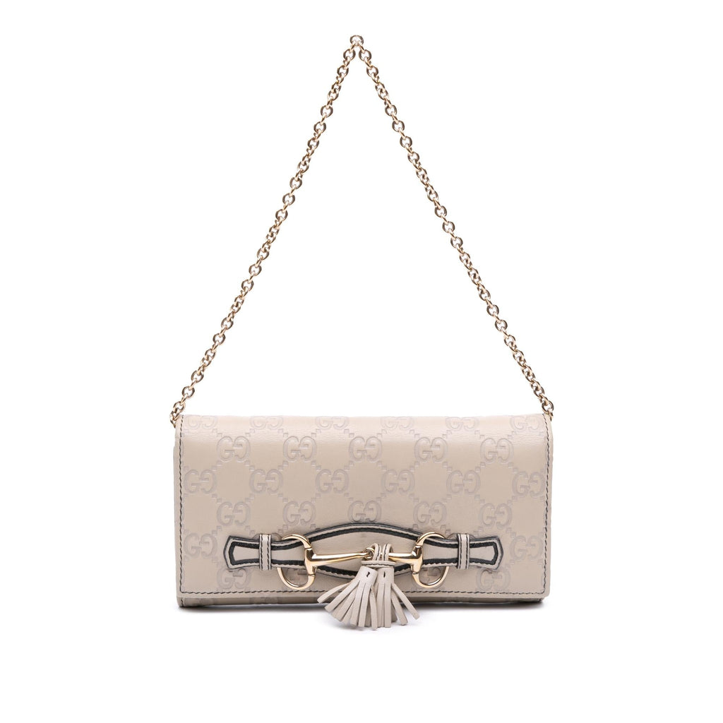 Gucci Guccissima Emily Wallet On Chain
