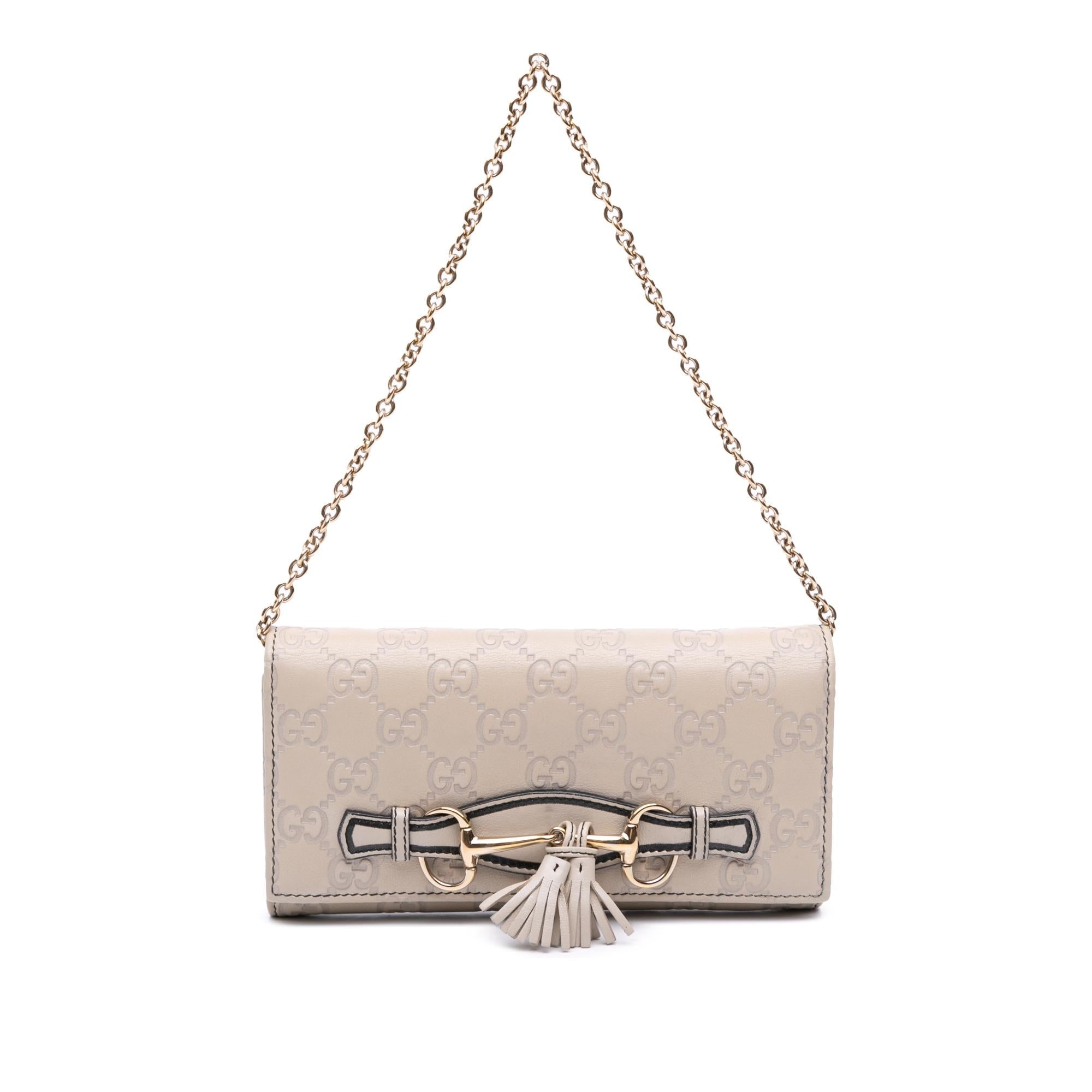 Gucci Guccissima Emily Wallet On Chain