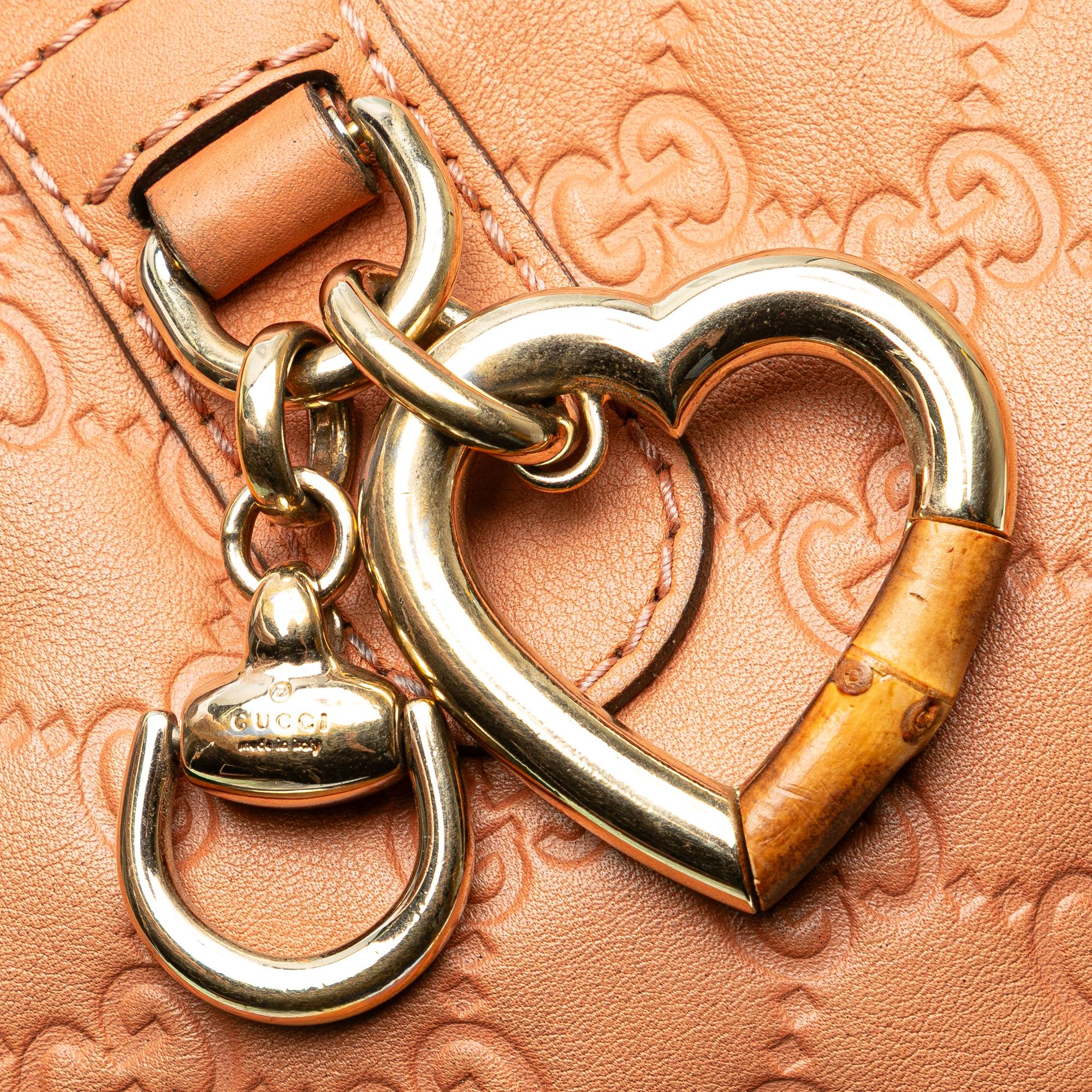 Gucci Guccissima Heart Bit Satchel